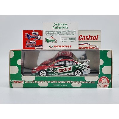 Classic Carlectables 2002 Holden VX Commodore Castrol Russell Ingall 566/3000 1:43 Scale Model Car