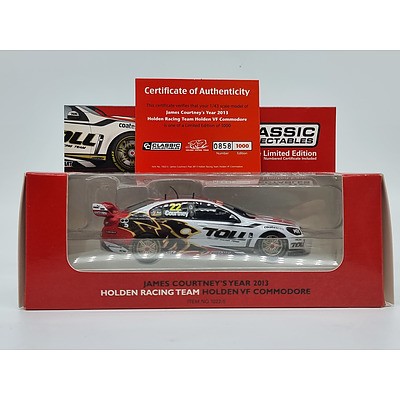 Classic Carlectables 2013 Holden VF Commodore Toll HRT James Courtney 858/1000 1:43 Scale Model Car