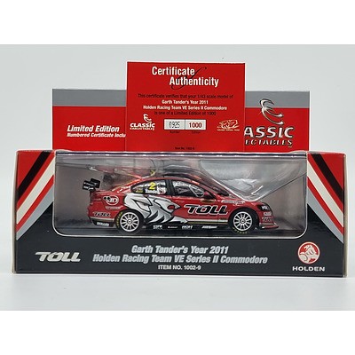 Classic Carlectables 2011 Holden VE II Commodore HRT Toll Garth Tander 925/1000 1:43 Scale Model Car