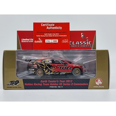 Classic Carlectables Holden VE II Commodore HRT Toll Garth Tander 756/1000 1:43 Scale Model Car