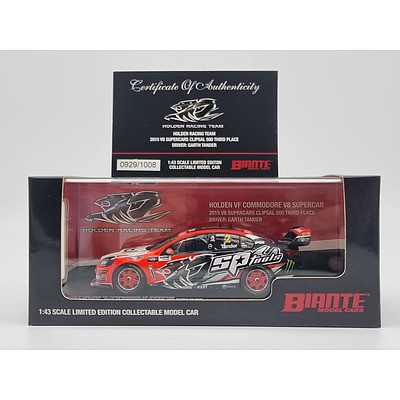 Biante 2015 Holden VF Commodore SP Tools Clipsal 500 HRT Garth Tander 929/1008 1:43 Scale Model Car