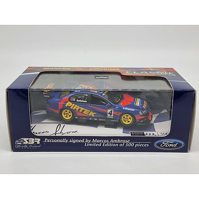 Classic Carlectables 2003 Ford BA Falcon Champ Winner Marcos Ambrose SIGNED 222/500 1:43 Scale Model Car