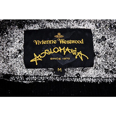 Vivienne Westwood Anglomania Silver Glitter Sleeveless Top
