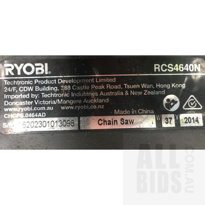 Ryobi RCS4640N 2 Stroke Petrol Chainsaw