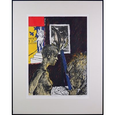 Robin Wallace-Crabbe (born 1938), The Dragon Arum, Linocut, Edition 3/21, 60 x 45 cm (image size)