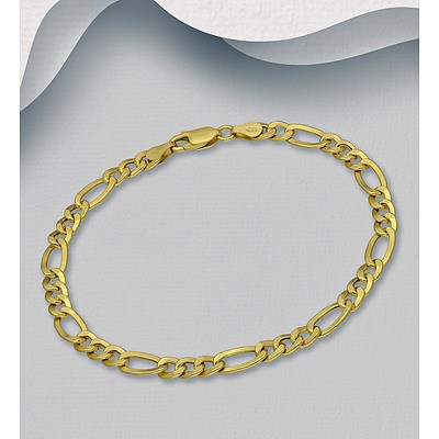 18ct Gold-plated Sterling Silver Italian Bracelet