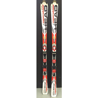 Pair Of Head Worldcup Supershape 168cm Skis