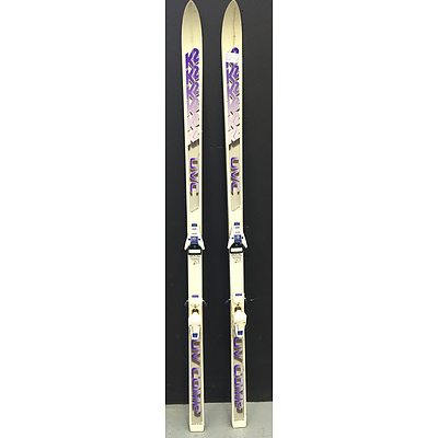 Pair Of K2 UVC Comp 185cm Cross Country Skis
