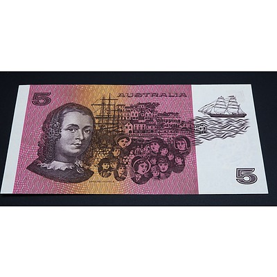 $5 1991 Fraser Cole Australian Five Dollar Banknote R213 QKB342066