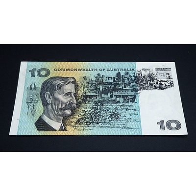 $10 1972 Phillips Wheeler Australian Ten Dollar Banknote R304 SYY715712