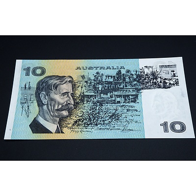 $10 1979 Knight Stone Australian Ten Dollar Banknote R307A TPH731231