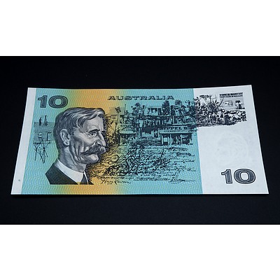 $10 1989 Fraser Higgins Australian Ten Dollar Banknote R312 MAS782907