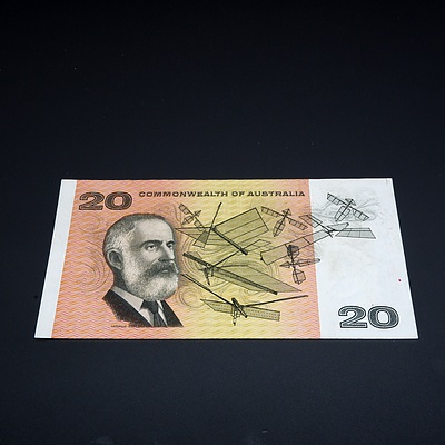 $20 1967 Coombs Randall Australian Twenty Dollar Banknote R402F XBQ056388
