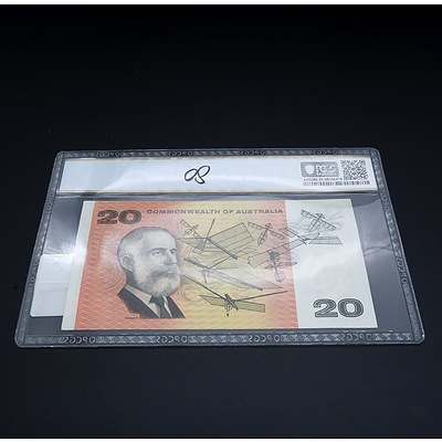 $20 1968 Phillips Randall Australian Twenty Dollar Banknote R403 XEL902037