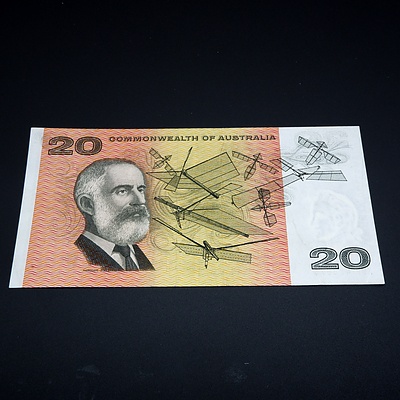 $20 1972 Phillips Wheeler Australian Twenty Dollar Banknote R404 XGP426675