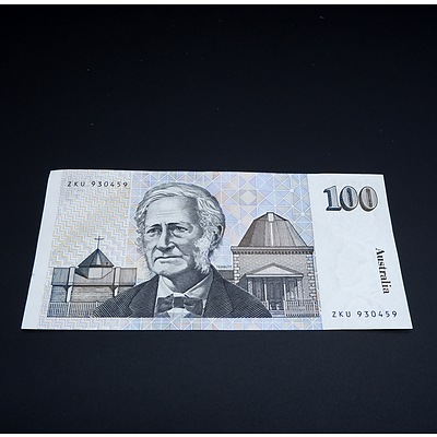 $100 1985 Fraser Cole Australian One Hundred Dollar Banknote R613 ZKU930459