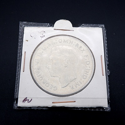 1937 Crown Australian Five Shilling Coin