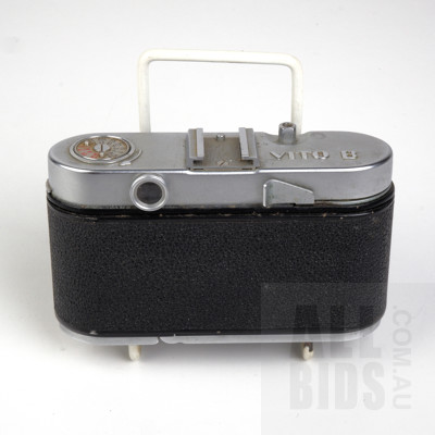 Vintage Voigtlander Vito BI 35mm Film Camera Color-Skopar 50mm Lens and Original Case