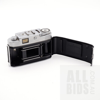 Vintage Zeiss Ikon Contina Camera with Prontor SLK Special Lens and Original Case