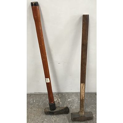 Saxon Hickory Handles Axe with Sledge Hammer