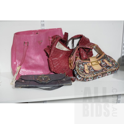 Four Fashion Handbags - PU Leather