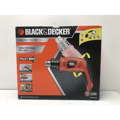 Black & Decker 1800W Pivot Head Heat Gun
