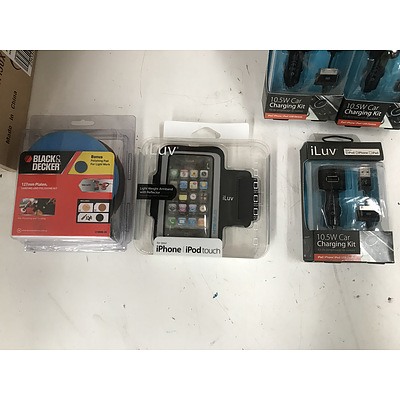 Black & Decker Polishing Pads and iLuv Phone Accessories