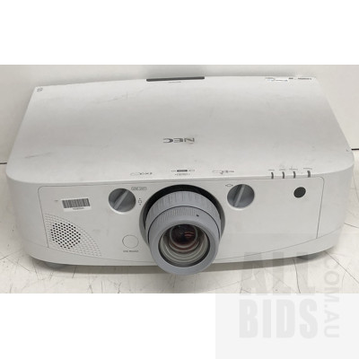 NEC (PA550W) WXGA 3LCD Projector
