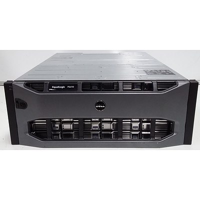 Dell EqualLogic PS6110 24 Bay Hard Drive Array (11.4TB Installed) with Two 10Gbps Controller Modules