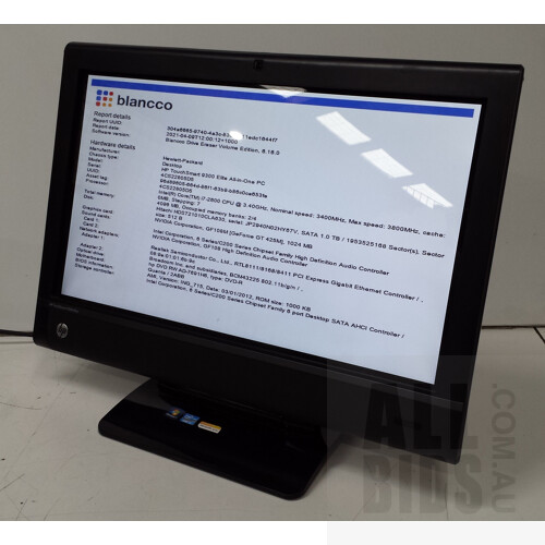 HP TouchSmart 9300 Intel Core i7-2600 3.4GHz-3.8GHz CPU 23-Inch Touchscreen All-In-One Computer