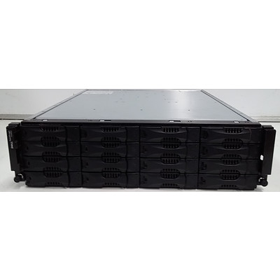 Dell EqualLogic PS4000 16 Bay Hard Drive Array (7TB Installed) with Two 10Gbps Controller Modules
