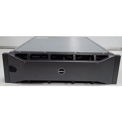 Dell EqualLogic PS6000 16 Bay Hard Drive Array (20TB Installed) with Two 1Gbps x4 Controller Modules