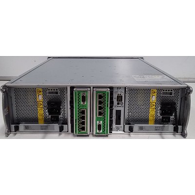 Dell EqualLogic PS6000 16 Bay Hard Drive Array (20TB Installed) with Two 1Gbps x4 Controller Modules