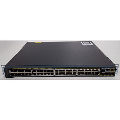Cisco (WS-C2960S-48FPS-L) Catalyst 2960-S Series 48 Port Managed Gigabit Ethernet PoE+ Switch