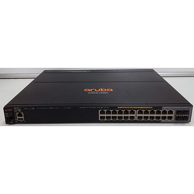 HP (J9727A) Aruba 2920-24G-POE+ 24 Port Managed Gigabit Ethernet PoE+ Switch