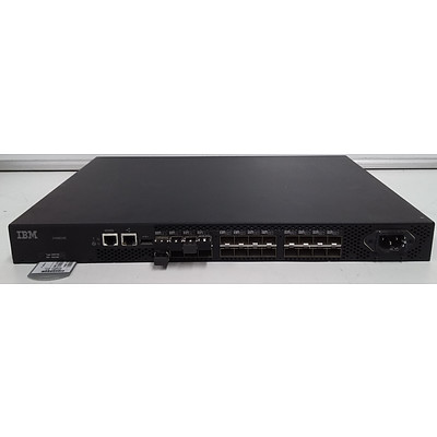 IBM (249824E) Fibre Channel Switch with 4G Transceivers