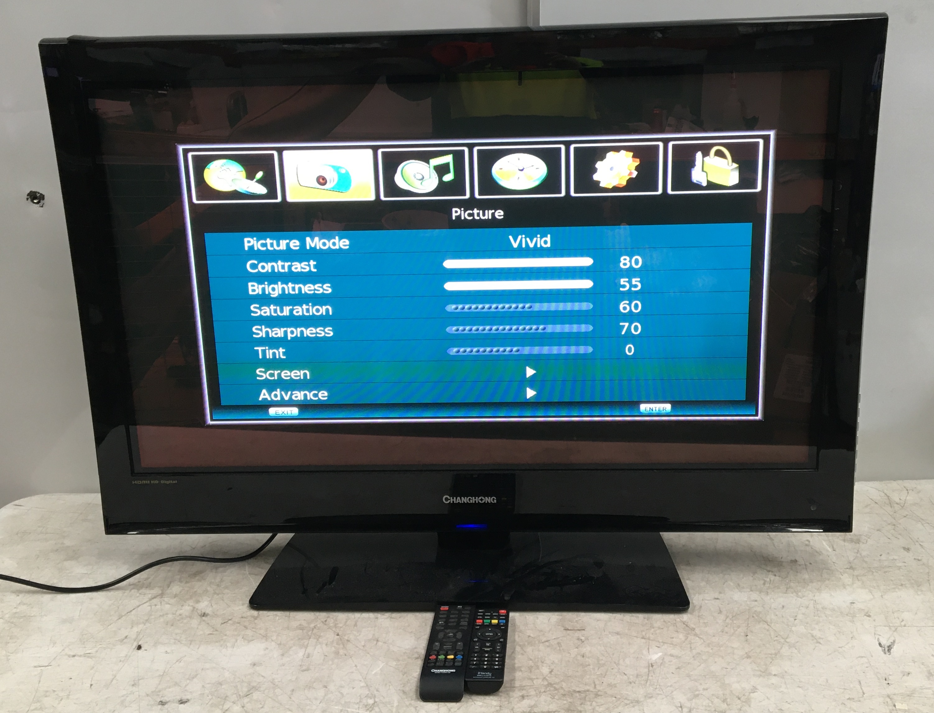 ChangHong CHP4210A Plasma TV With Remote Controls