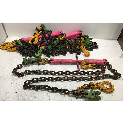 Chain Load Binders, Lot Of 7