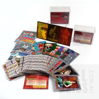 A Large Collection of Coca-Cola Collector Cards
