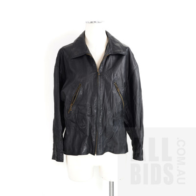 Vintage Vera Pelle Italian Leather Jacket