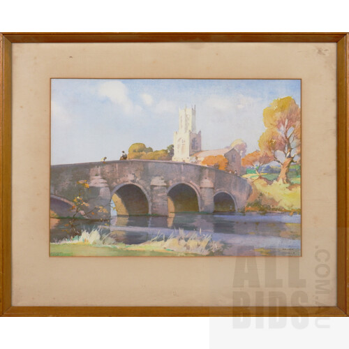 Four Framed Reproduction Prints Including Norman Lindsay and Frank Neville, largest 59 x 85 cm overall (4)