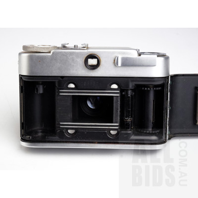 Vintage Frankarette Germany Camera with Leather Case, Rank Aldis Camera with Strap and Early Paillard-Bolex Movie Camera (3)