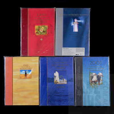 Five - The Collection of Australia Stamp Albums & Stamps, 2001 to 2005