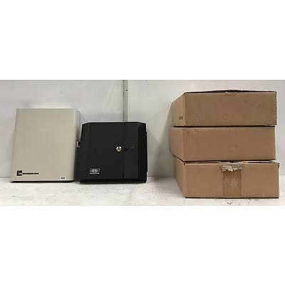 ADC Telecommunications Box And Hubbell FCW4SP Wall Mounted Fibre Box - Lot Of Four