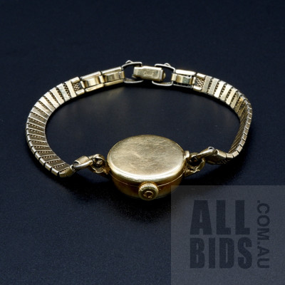 Ladies 14ct Yellow Gold Omega Watch