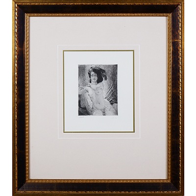 Norman Lindsay (1879-1969), Rita, Facsimile Etching, 14.5 x 11 cm (image size)