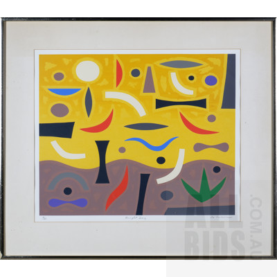 John Coburn (1931-1986), Bright Day, Screenprint, 48 x 58 cm (image size)