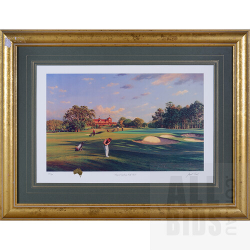 Joseph Frost (born 1953), Royal Sydney Golf Course, Photolithograph, 28.5 x 46 cm (image size)