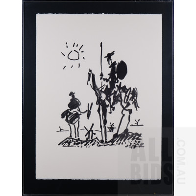 Pablo Picasso (1881-1973, Spanish), Don Quixote 1955, Lithograph, 66 x 50 cm (sheet size)