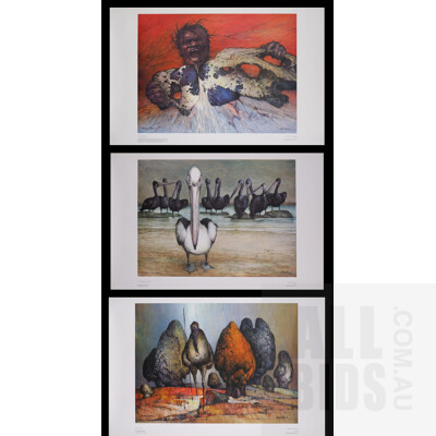Three Unframed Ainslie Roberts Reproduction Prints, each 50 x 70 (image size) (3)